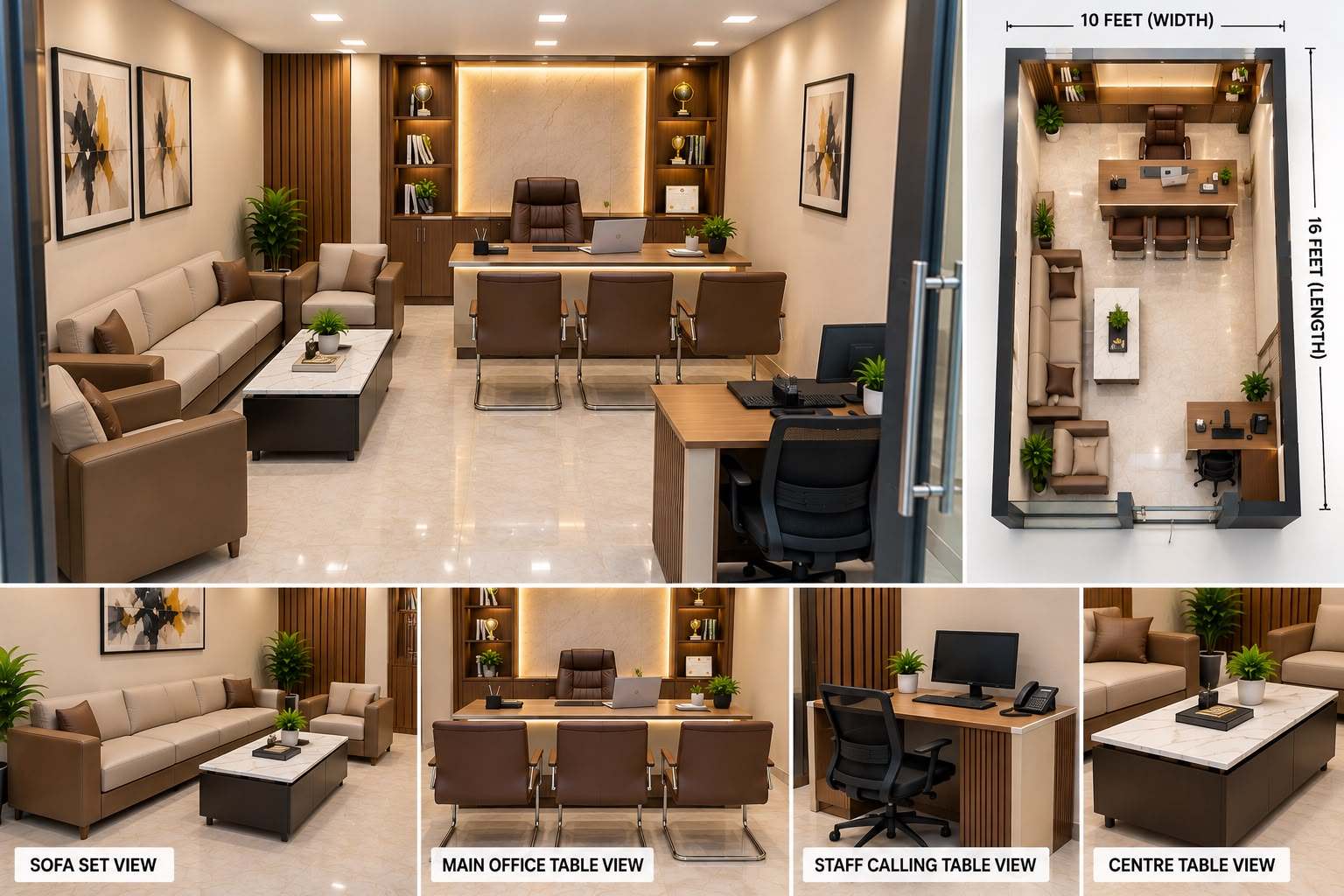 Elegant interior design by Drishti Designs